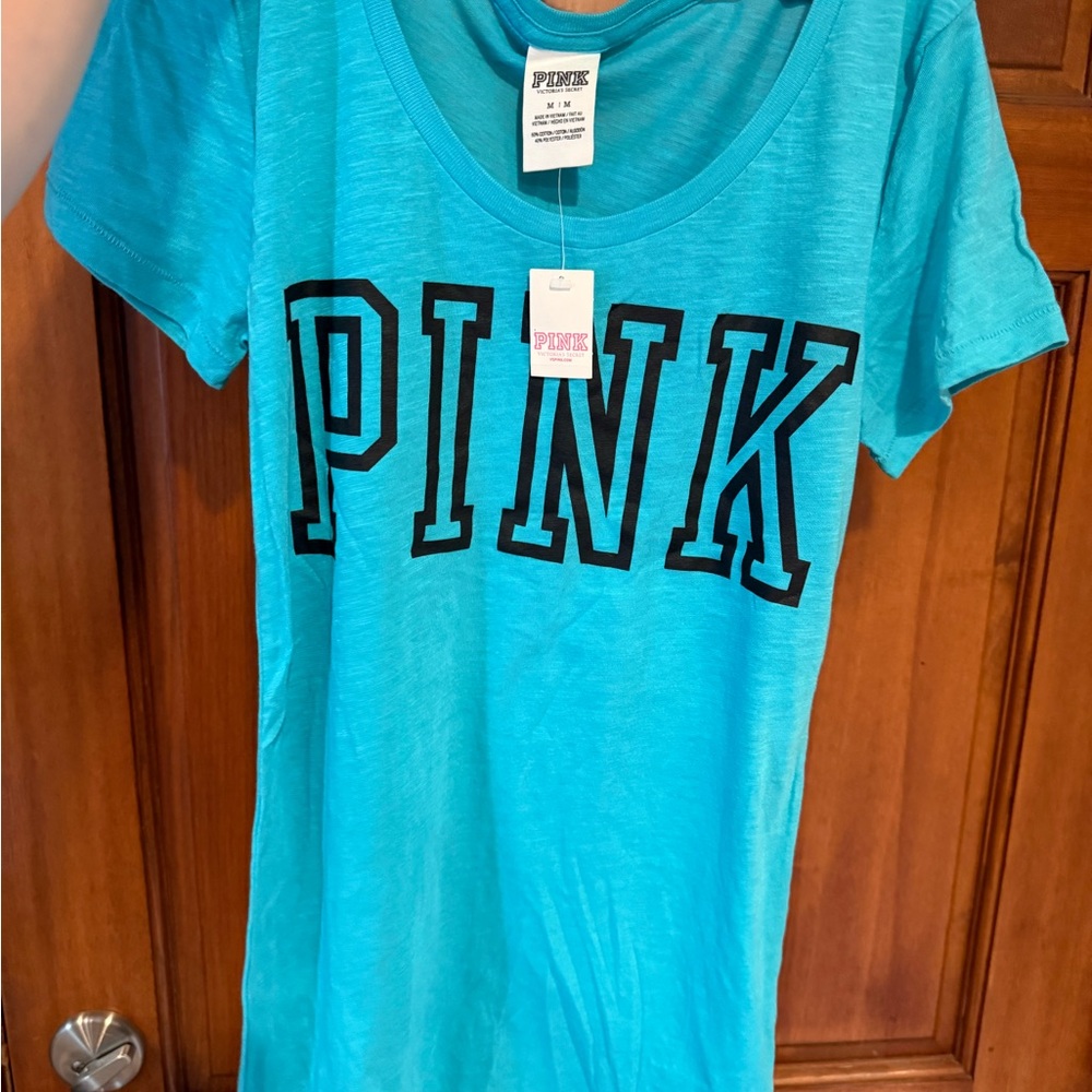 Victoria's Secret PINK Turquoise Tee